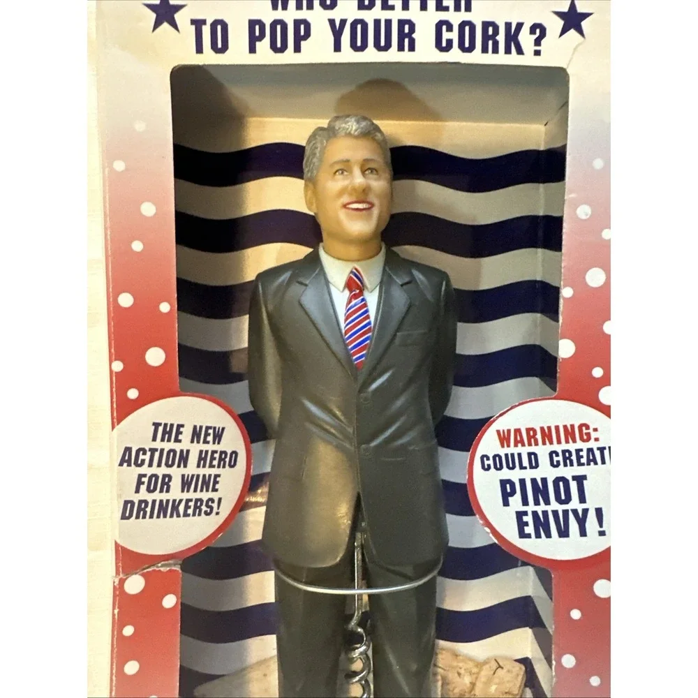 Corkscrew Bill!  President‎ Bill Clinton Corkscrew - New in Box!